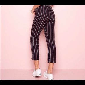 Brandy Melville black red and white flowy pants !